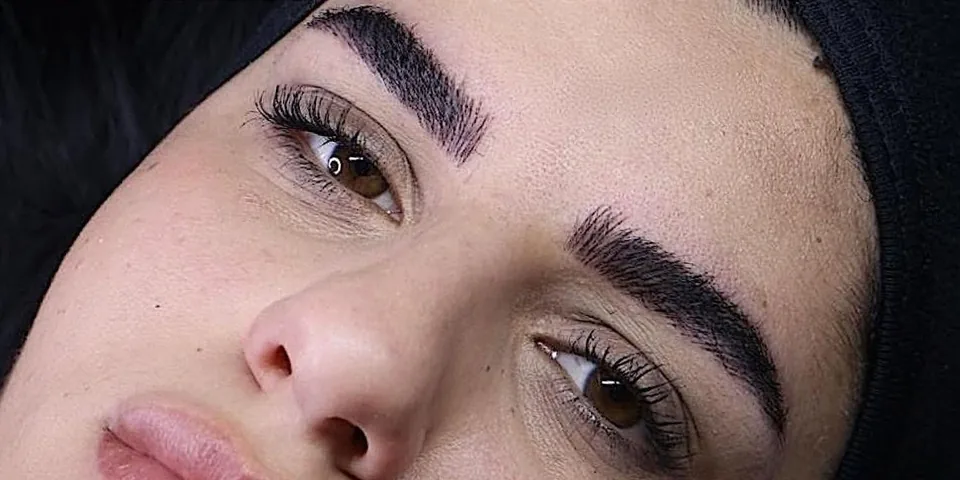 אחרי: גבות מעוצבות ומלאות